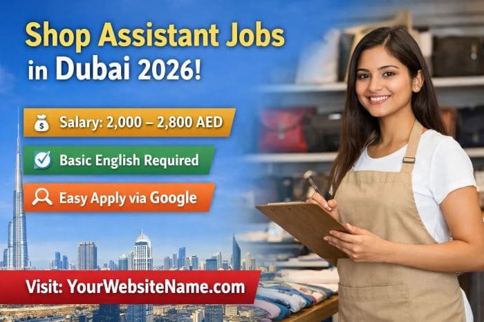 Shop Assistant Jobs in Dubai 2026 – Salary, Requirements & How to Apply